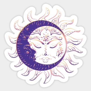 Sun & Moon Animatronics Sticker for Sale by MtnDew3301