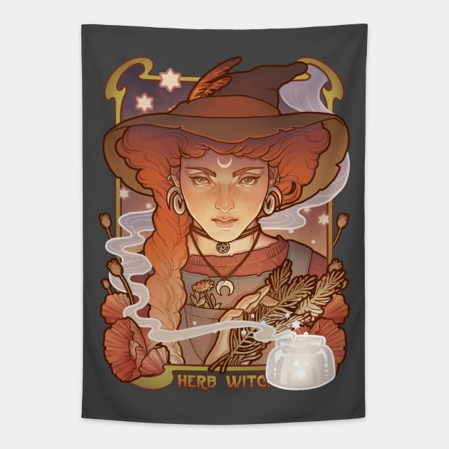 HERB WITCH Herb Witch Tapestry TeePublic