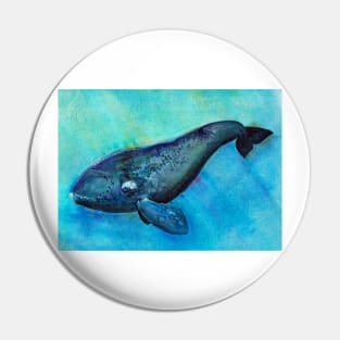 Right whale Pin