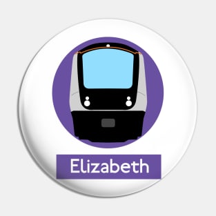 London Underground Subway Elizabeth Line Pin