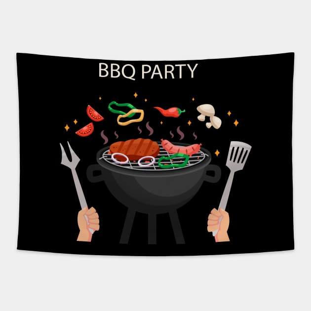 BBQ Tapestry by Mako Design 