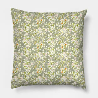 Floral Pattern Primrose Flowers Pillow