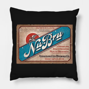 Nu_Bru Beer Label Pillow