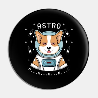 Astro Drunk Pin