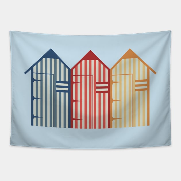 Hut of beach Tapestry by LaPetiteBelette