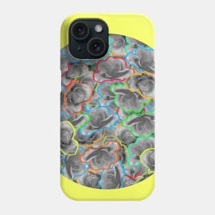 Pop Art | Rainbow Psychedelic Florals Top Phone Case