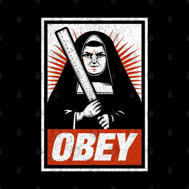 OBEY - Nun - Distressed by Barn Shirt USA