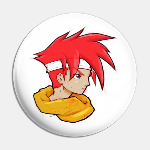 Chrono Trigger - Crono Pin by paterack