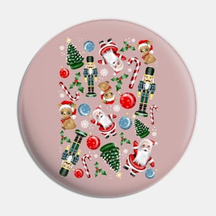 Christmas pattern Pin