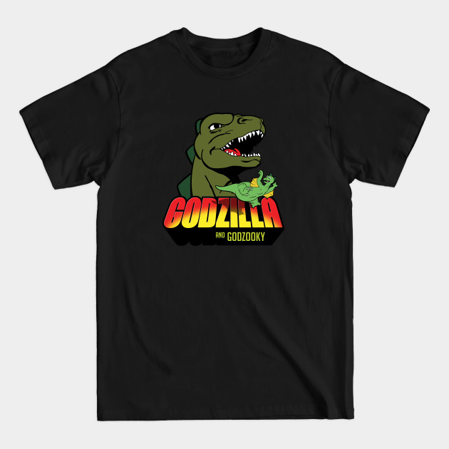 god zilla Godzooky Cartoon - god zilla - T-Shirt