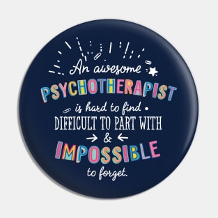 An awesome Psychotherapist Gift Idea - Impossible to Forget Quote Pin