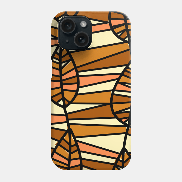 Abstract Fall Autumn Print Art Pattern Design Phone Case by Pattern Plans