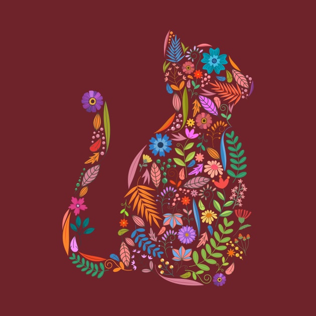 Fancy And Fine Flowered Cat Garden Design by LittleBunnySunshine