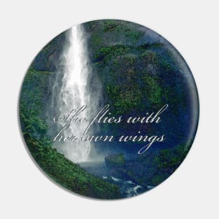 Oregon Waterfall Poster Pin