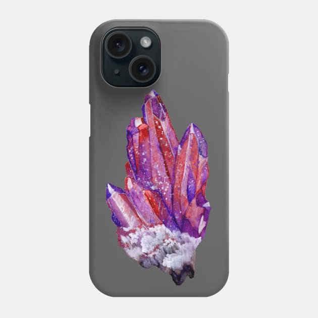 crystal cluster shiny variant Phone Case by tifferloo