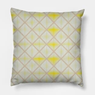 YELLOW DIAMOND DESIGN, DIAMOND PATTERN Pillow