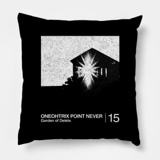 Oneohtrix Point Never / Minimalist Graphic Artwork Design Pillow