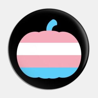 Halloween Pumpkin LGBT Flag Transgender PRIDE Pin