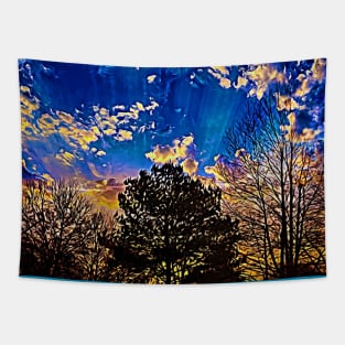 Fall in vibrant colors Tapestry