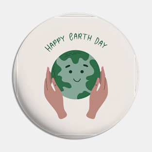 Happy Earth Day Pin