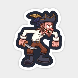 Cartoon Pirate Magnet