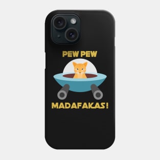 Pew Pew Madafakas Orange Cat Phone Case