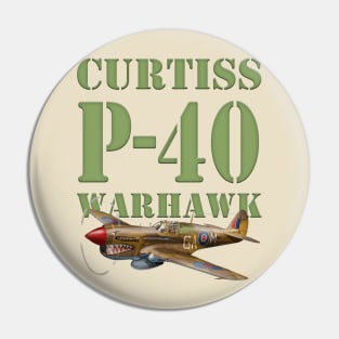 Curtiss P-40 Warhawk Pin