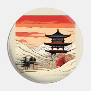 JAPANESE WOODBLOCK PRINT Pin