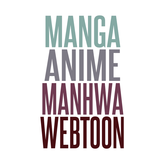 Manga - Anime - Manhwa - Webtoon by TahudesignsAT