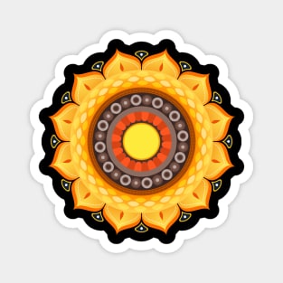 Mandala Sun Magnet