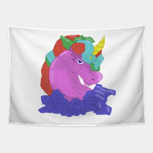 A proud unicorn Tapestry