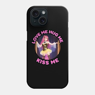 Anime Girl Love Me Beautiful Woman Anime Cosplay Phone Case