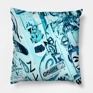 Graffiti Art Street Tags NYC Pillow