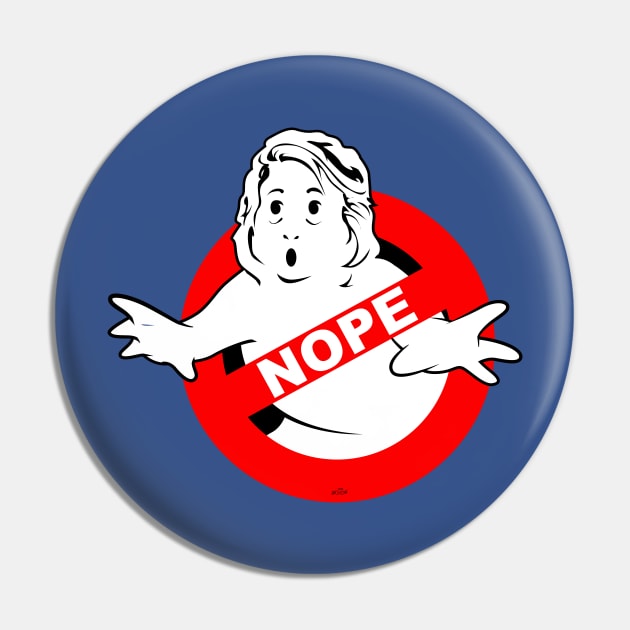 Hillary Buster - NOPE Pin by SEspider