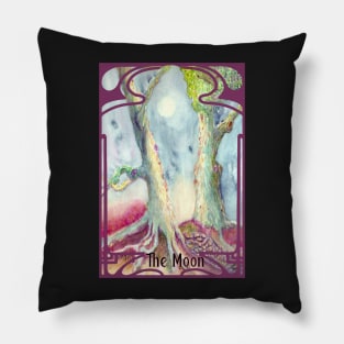 The Moon tarot card Pillow