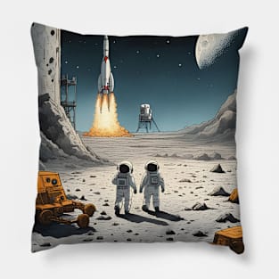 Rocket Men Pillow