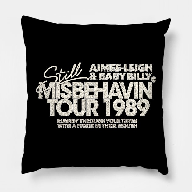 Still Misbehavin' Pillow by TWISTED home of design