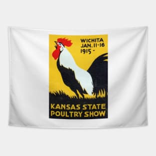 1915 Kansas Poultry Fair Tapestry