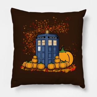 TARDIS Pumpkin Patch Pillow