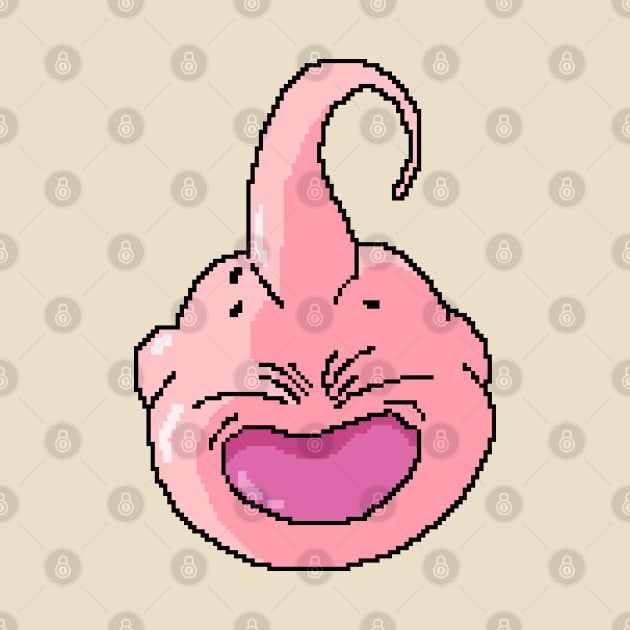 Fat Buu Pixel Art by GeekLevelAsian