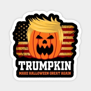 Trumpkin Make Halloween Great Again Funny Trump Magnet