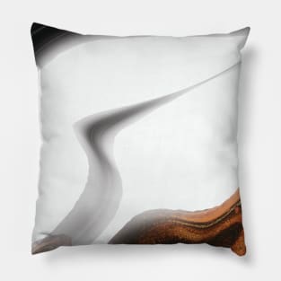 Summer Vibes Marble Waves Pillow