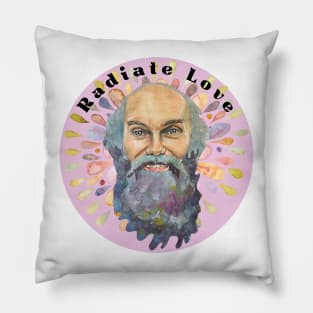 Ram Dass Radiate Love Pillow