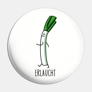 Funny leek (b) Pin