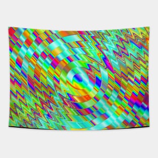 Disco Dance Floor Ripple Tapestry