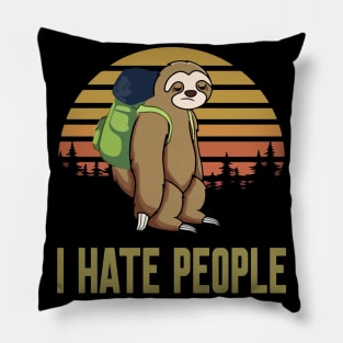 I Hate People Pillow