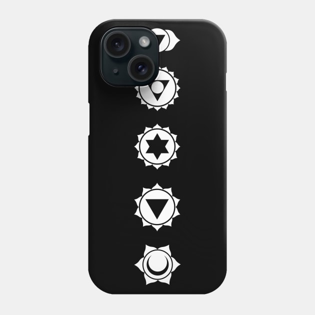 Chakra Qi Reiki Crystals Graphic Phone Case by MeatMan