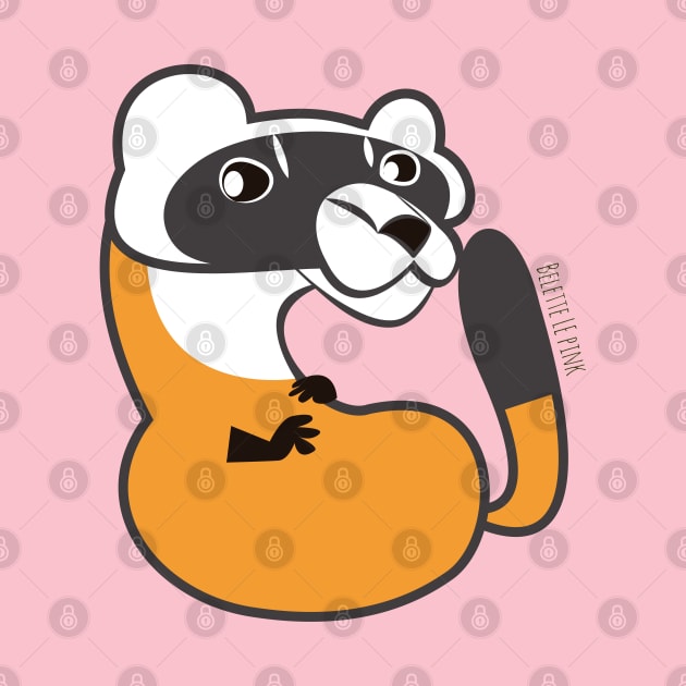 Black Footed Ferret by belettelepink