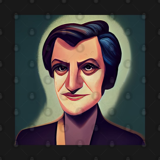 Ayn Rand | Cartoon Style by Classical