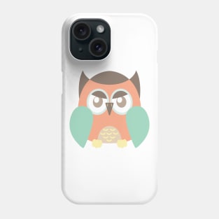 Angry little owl Phone Case